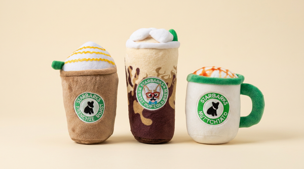 Caffeinated Pup Bundle Squeaker Dog Toy — hero
