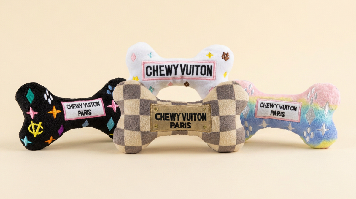Chewy Vuiton Bone Collection